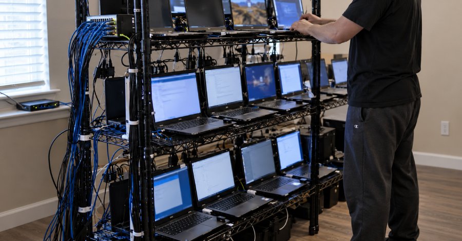 us.-shuts-down-over-40-laptop-farms,-charges-14-in-north-korean-it-worker-fraud