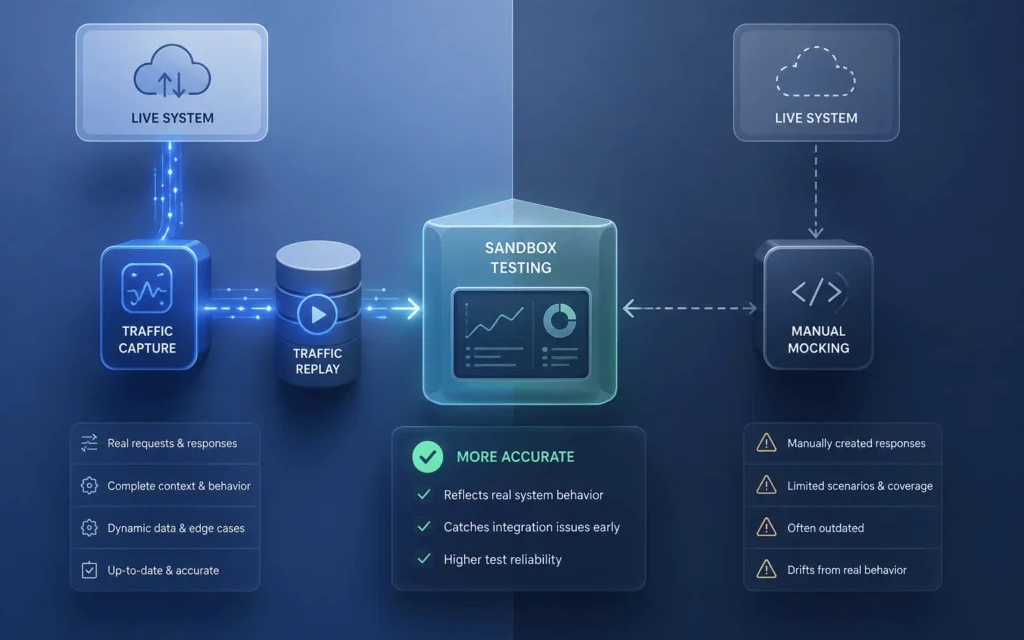 how-traffic-capture-and-replay-make-sandbox-testing-more-accurate-than-traditional-api-mocking