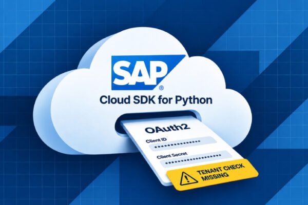 SAP Discloses Critical CVSS 10 Flaw in Cloud SDK for Python Allowing OAuth2 Credential Theft