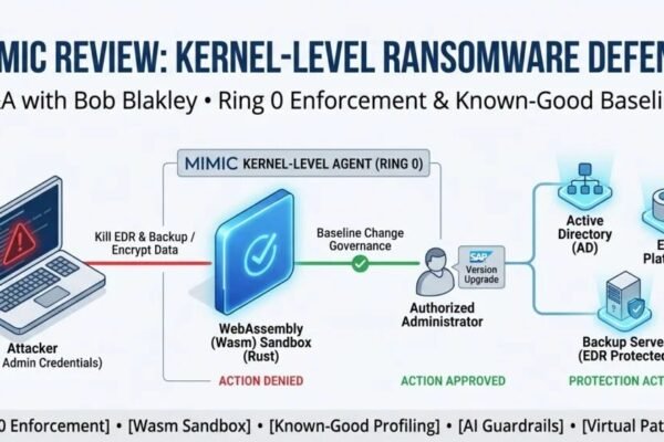 Mimic Review: Kernel-Level Ransomware Defense (Q&A with Bob Blakley)